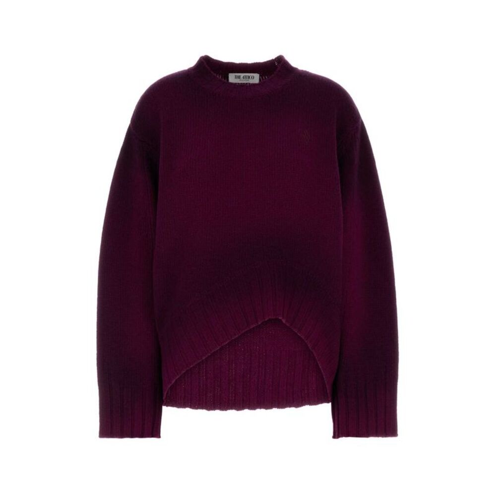 The Attico Women Tyrian Purple Wool Blend Oversize Sweater